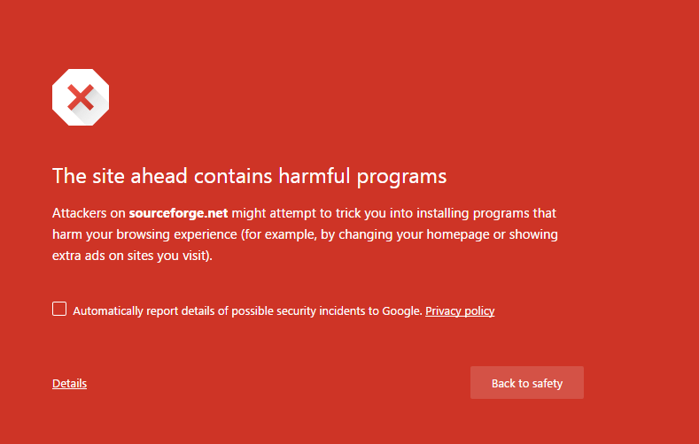 News in Proteomics Research is now listed as malicious by