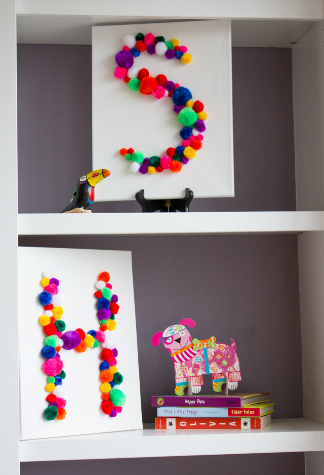 pom-pom-art monogram-art