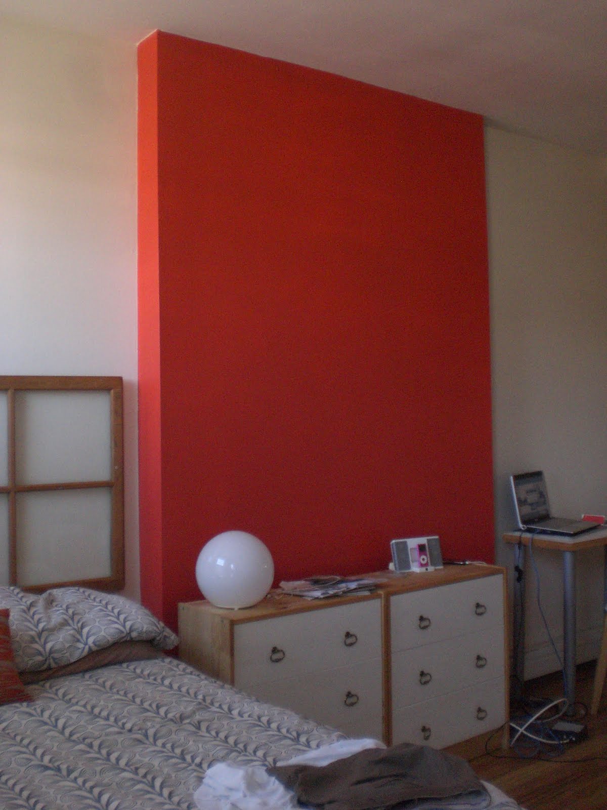Coral Accent Wall