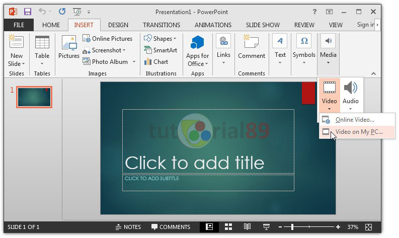 Cara menambah video di PowerPoint Cara menambah video di PowerPoint