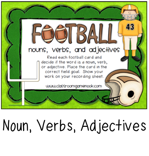 Footballthemed games! Classroom Freebies