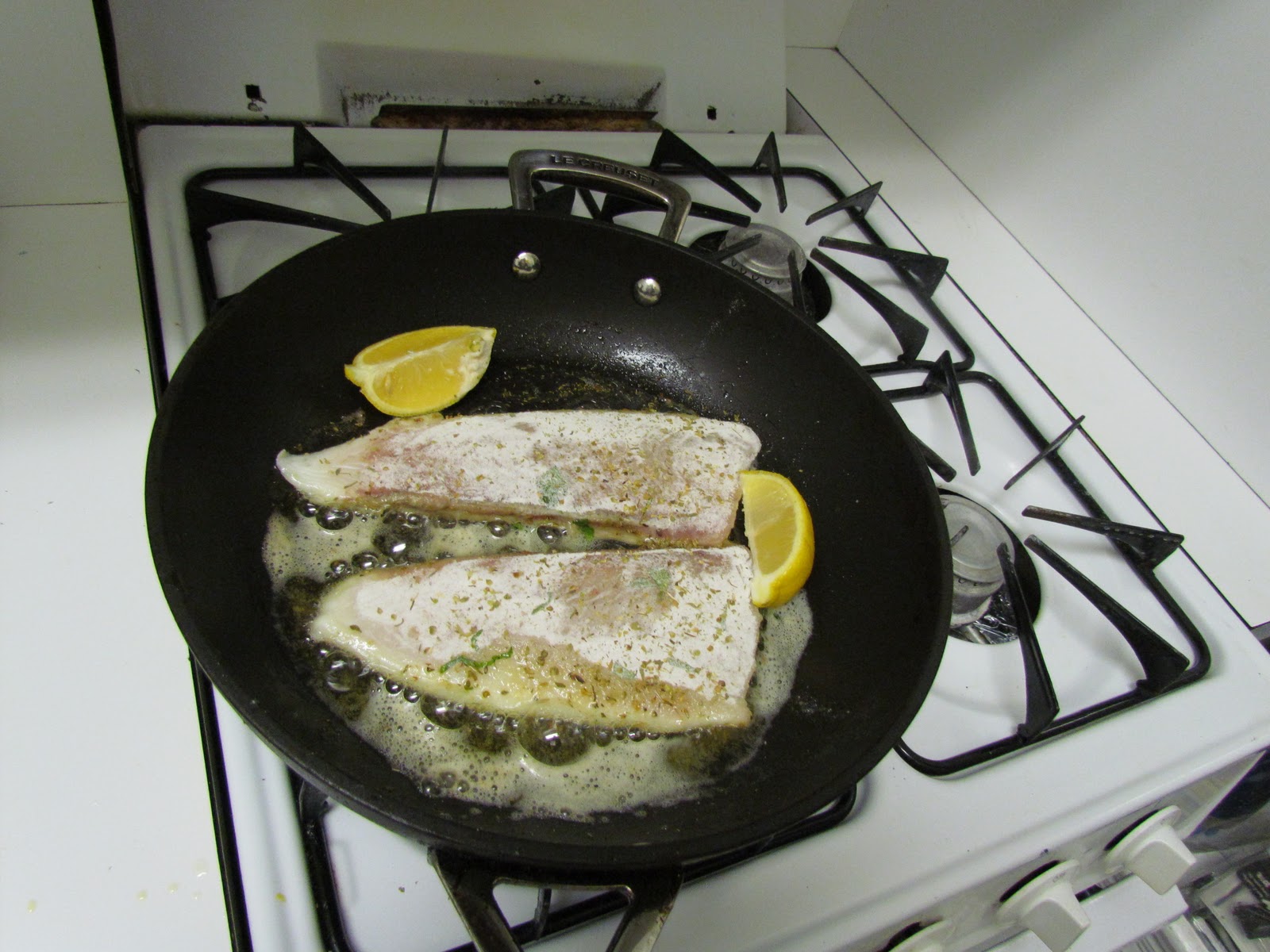 Skinny Gourmet Guy Flounder Oreganata!