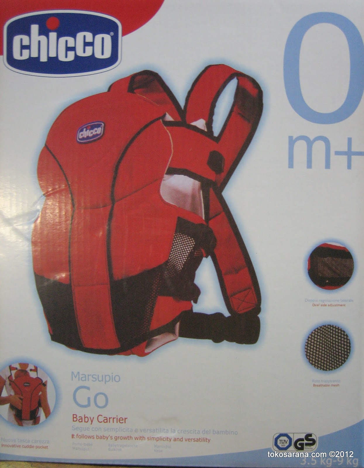 tokosarana™ Mahasarana Sukses™ Chicco Marsupio Go Baby Carrier