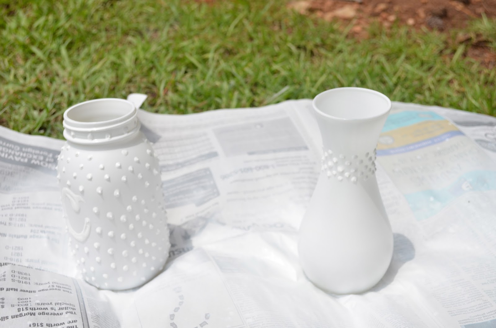 Chaos Parade DIY Textured Vases