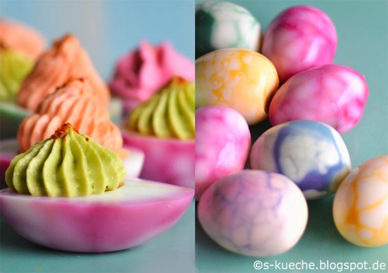 Deviled Eggs oder Scharfe Eier - Aus dem Farbkasten der Natur Deviled Eggs oder Scharfe Eier - Aus dem Farbkasten der Natur