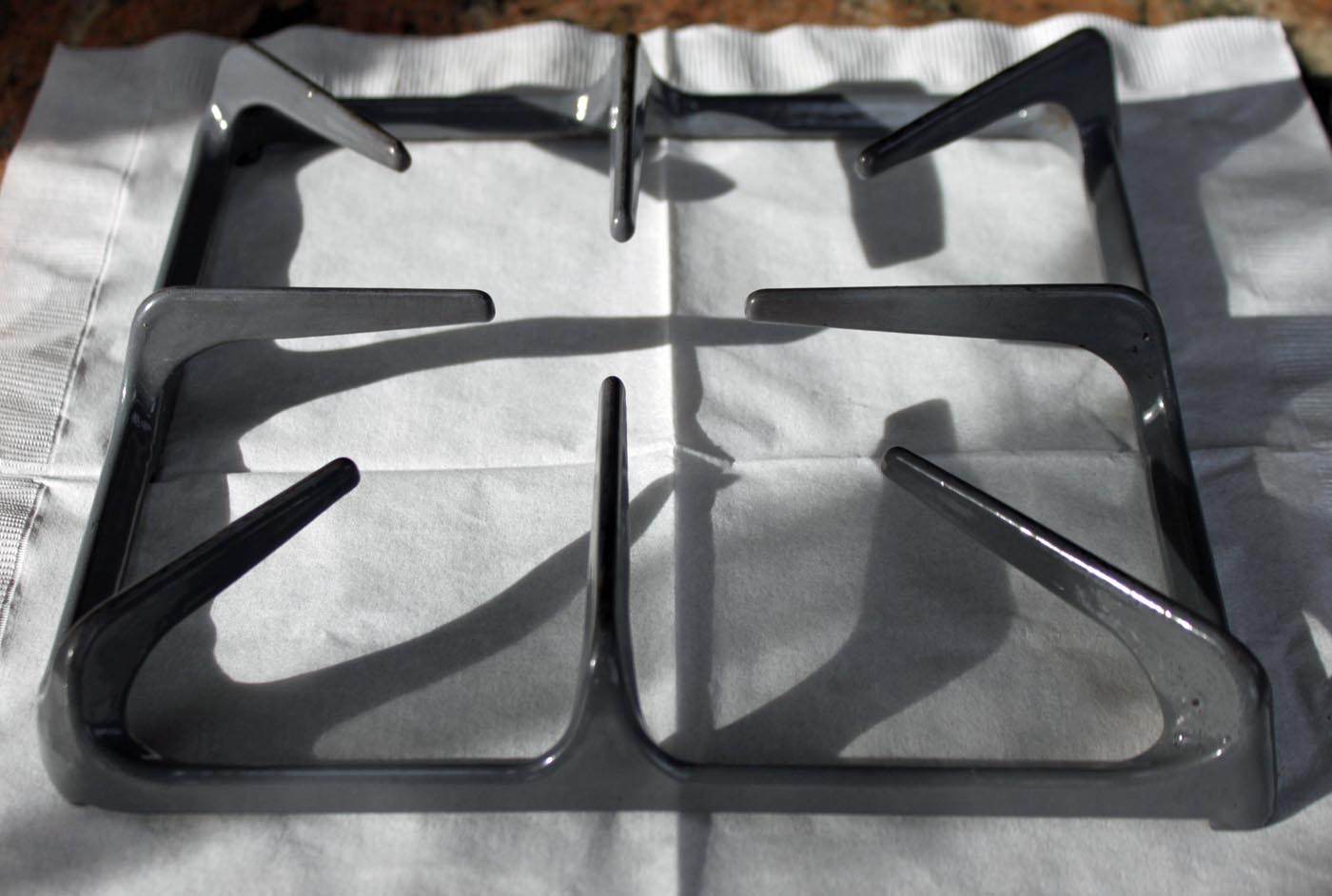 My Great Challenge How to clean your stove grates using ammonia