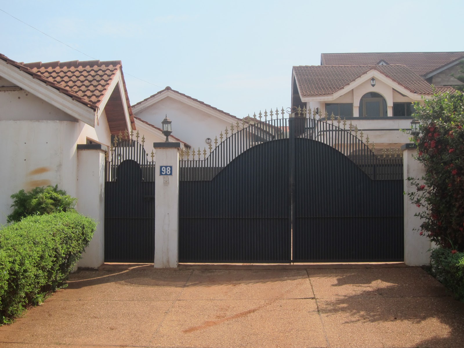 Ghanaian Houses Gate