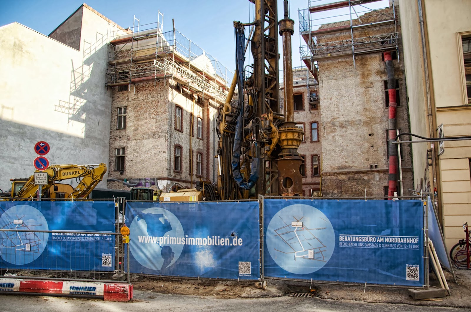 Berliner Baustellen 0277 Baustelle Linien142 Ein Projekt Der Primus Immobilien Ag Linienstrasse 142 Berlin 09 03 14