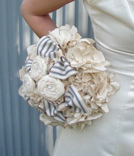 cloud 9 Weddings & Papers We're Crazy About Fabric Bouquets