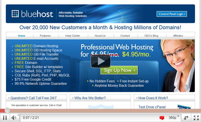 Blue Host reviews 2013