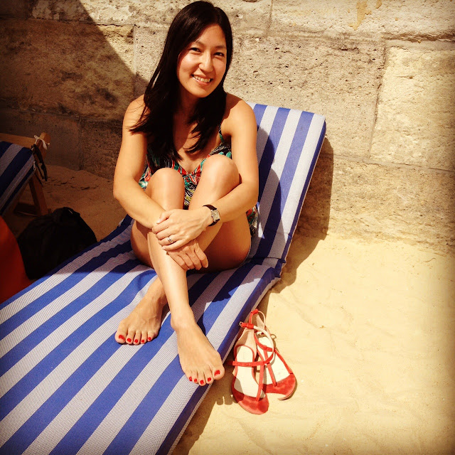 Amy La on the beach Amy La on the beach