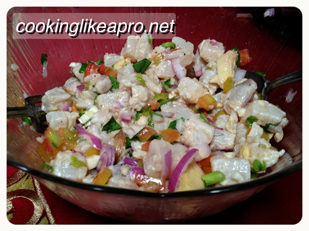 Making Kinilaw na Tanigue (Raw Fish recipe) Quick And Easy Recipes