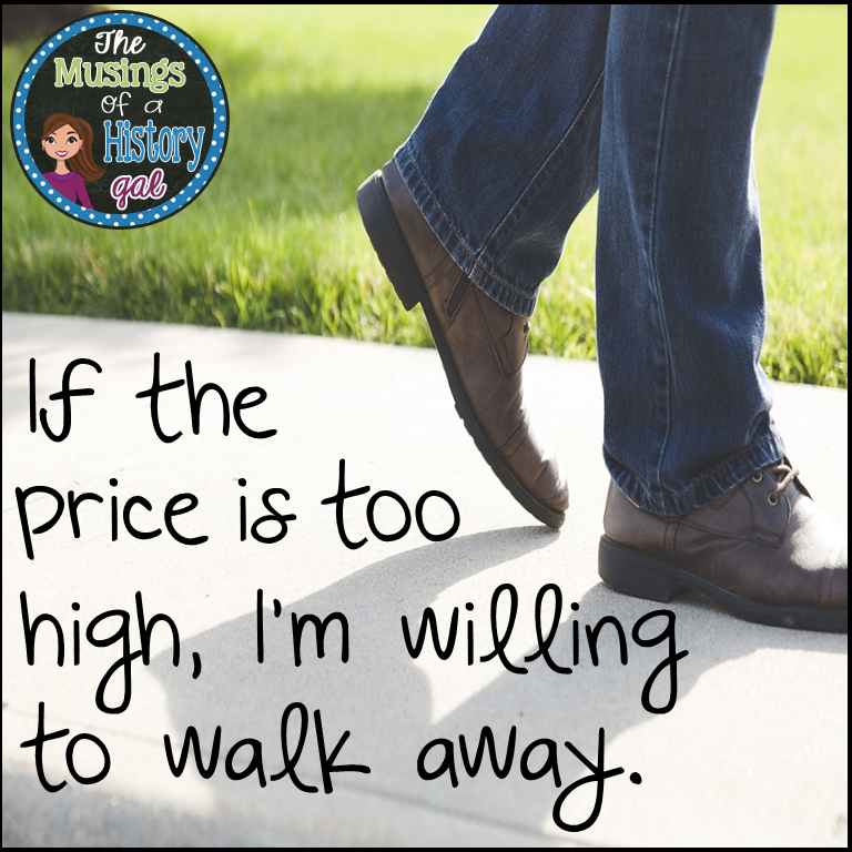 Thriving on a Teacher's Salary Don't Pay Retail History Gal