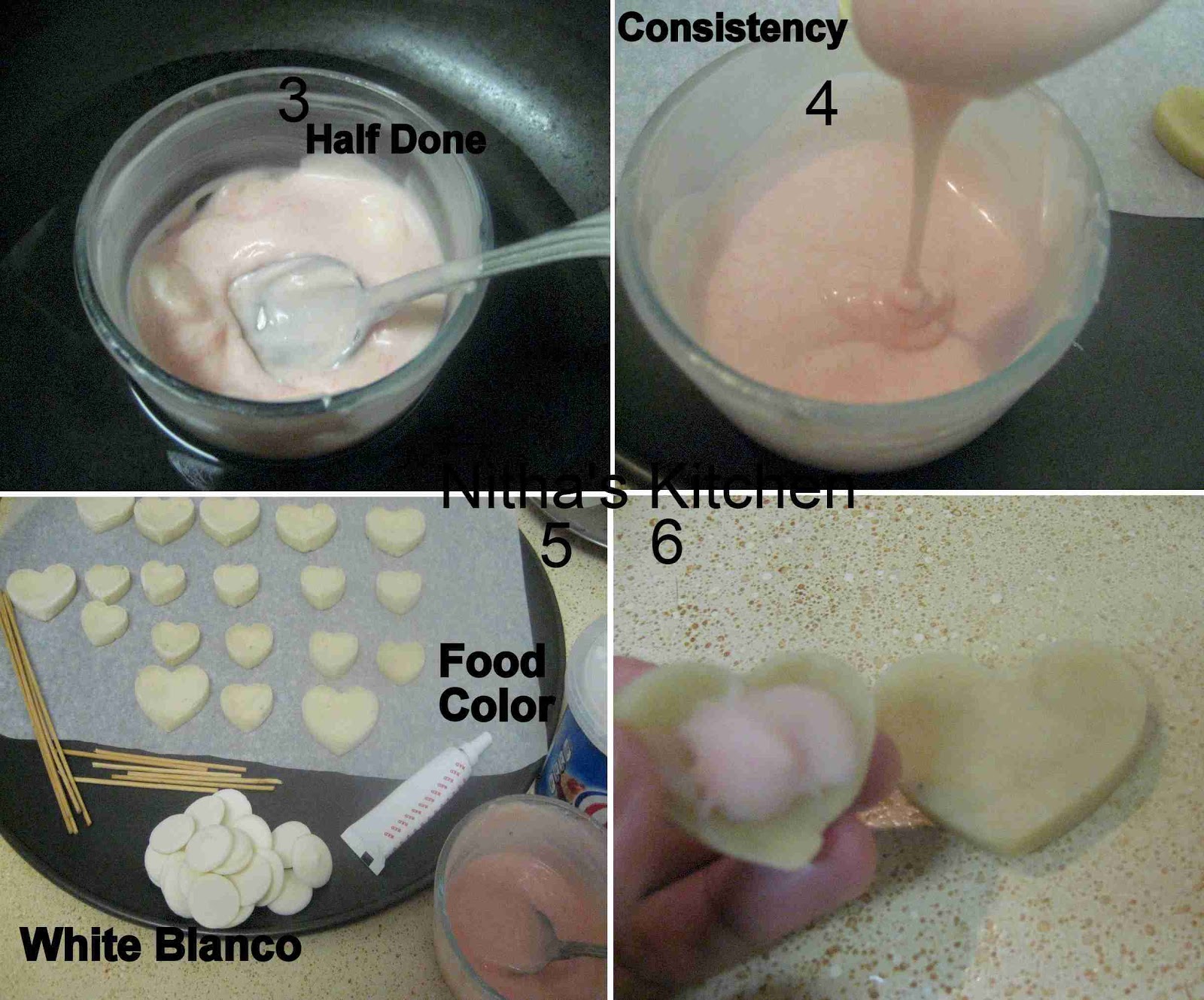 Nitha Kitchen Heart in Heart Cake Pops Valentine's Day