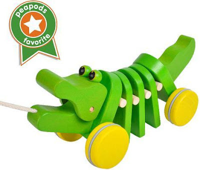 plan toys alligator pull toy