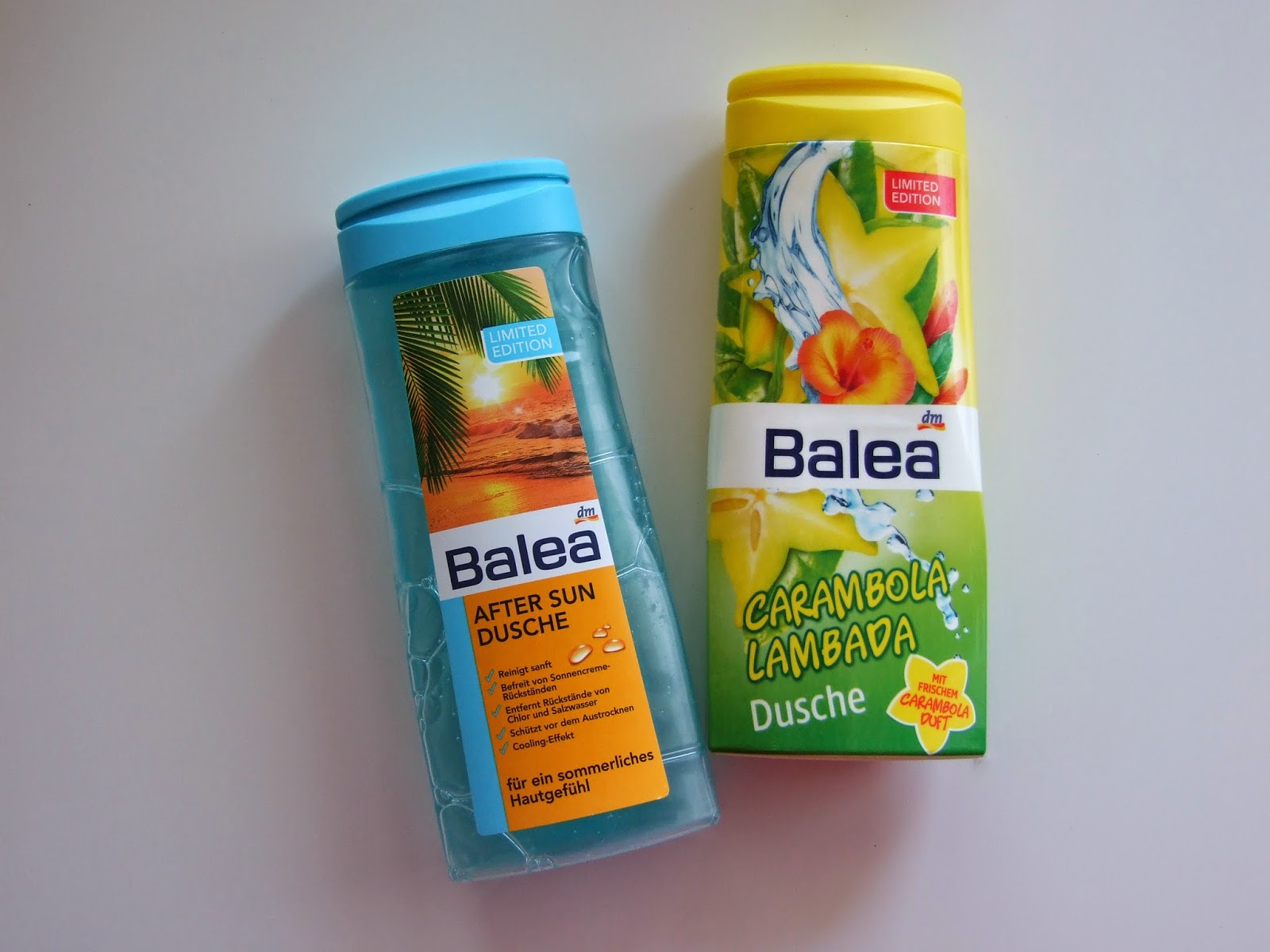 Blog Ziriane ☼☼☼ Balea Summer shower gels LE Balea letné sprchové