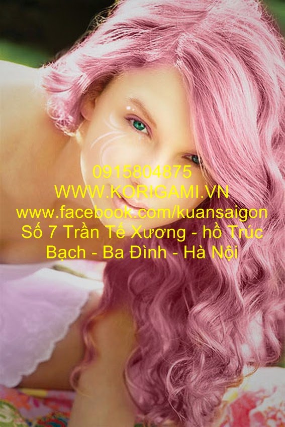 NHUỘM TÓC MÀU HỒNG, NHUỘM TÓC TONE MÀU HỒNG, TÓC MÀU PINK. TÓC MÀU HỒNG PASTEL, NHUỘM TÓC OMBRE, TẠI HÀ NỘI