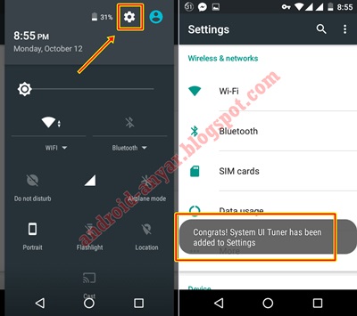 Cara Mengaktifkan System UI Tuner di Setelan Android Marshmallow How to enable System UI Tuner Android One
