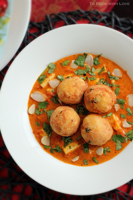 To Food with Love Malai Kofta with Roasted Capsicum