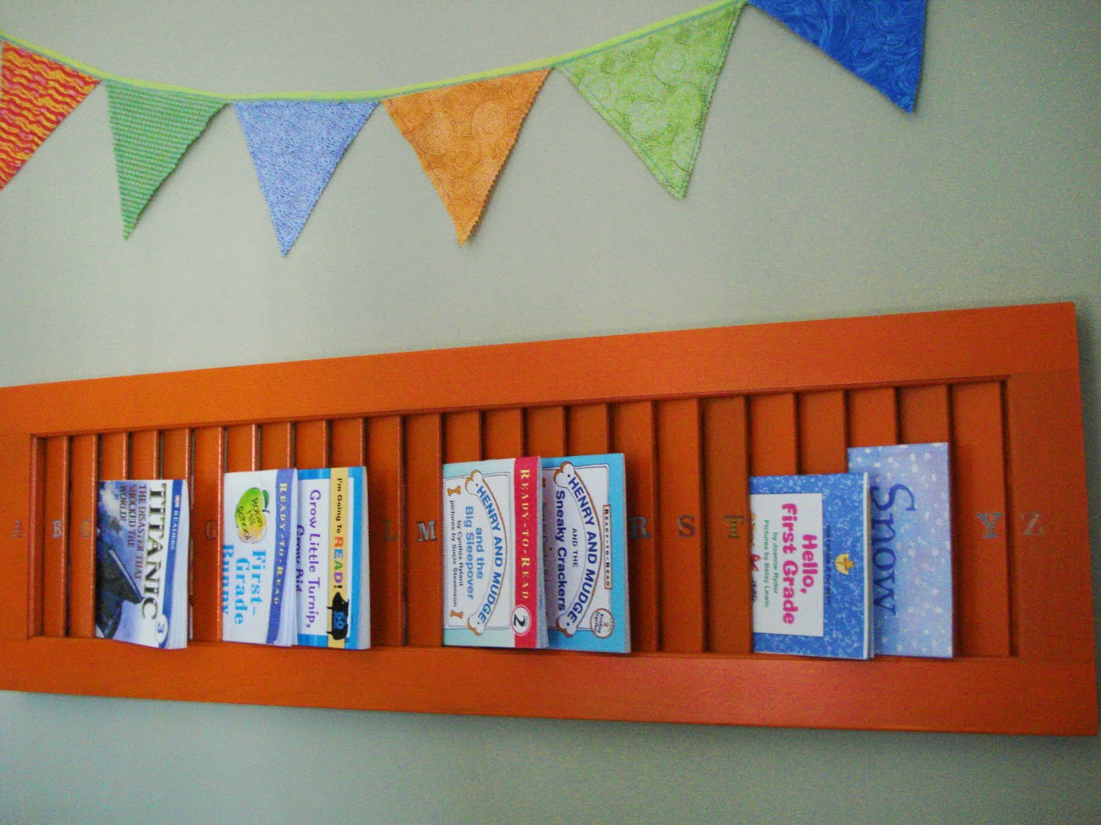 Made It Monday Shutter Closet Door Book Display Little Warriors