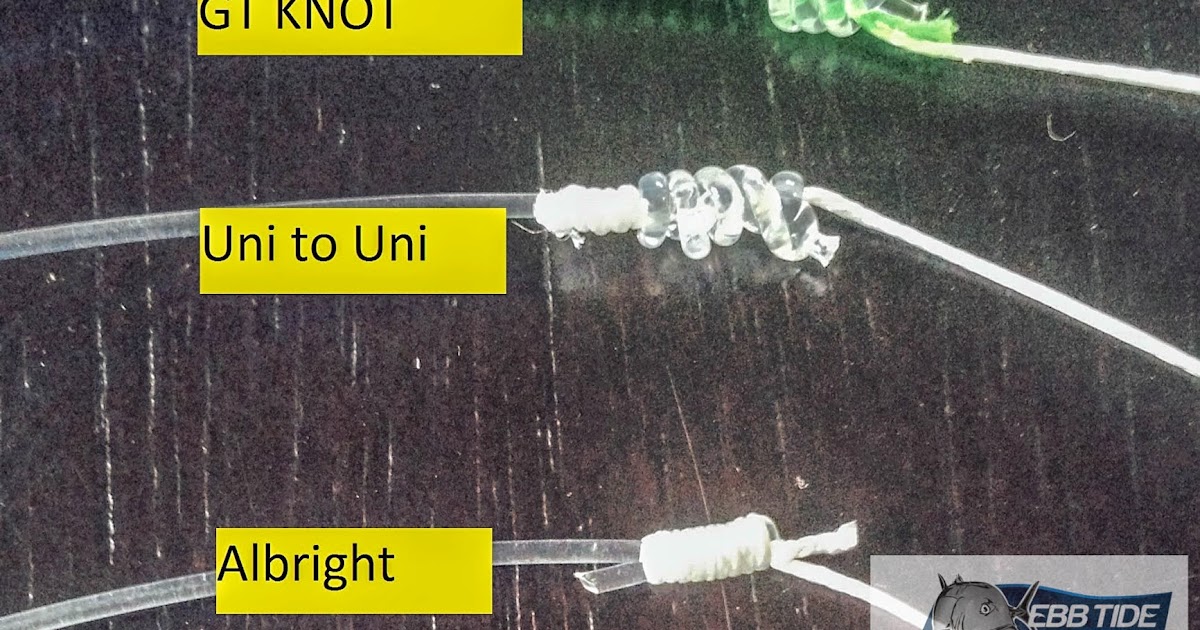 EBB TIDE TACKLE The BLOG What's the right braid to leader knot for