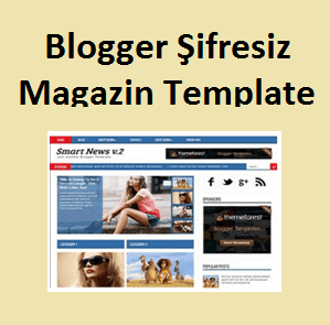 Blogger Şifresiz Magazin Template Blogger Şifresiz Magazin Template