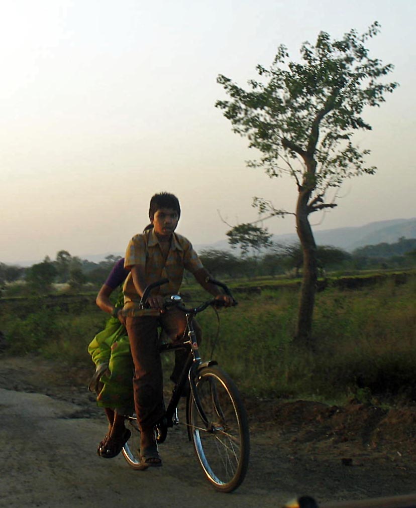 boy on cycle
