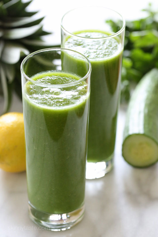 Cucumber, Parsley, Pineapple and Lemon Smoothie Cucumber, Parsley, Pineapple and Lemon Smoothie – dairy-free, paleo and vegan!
