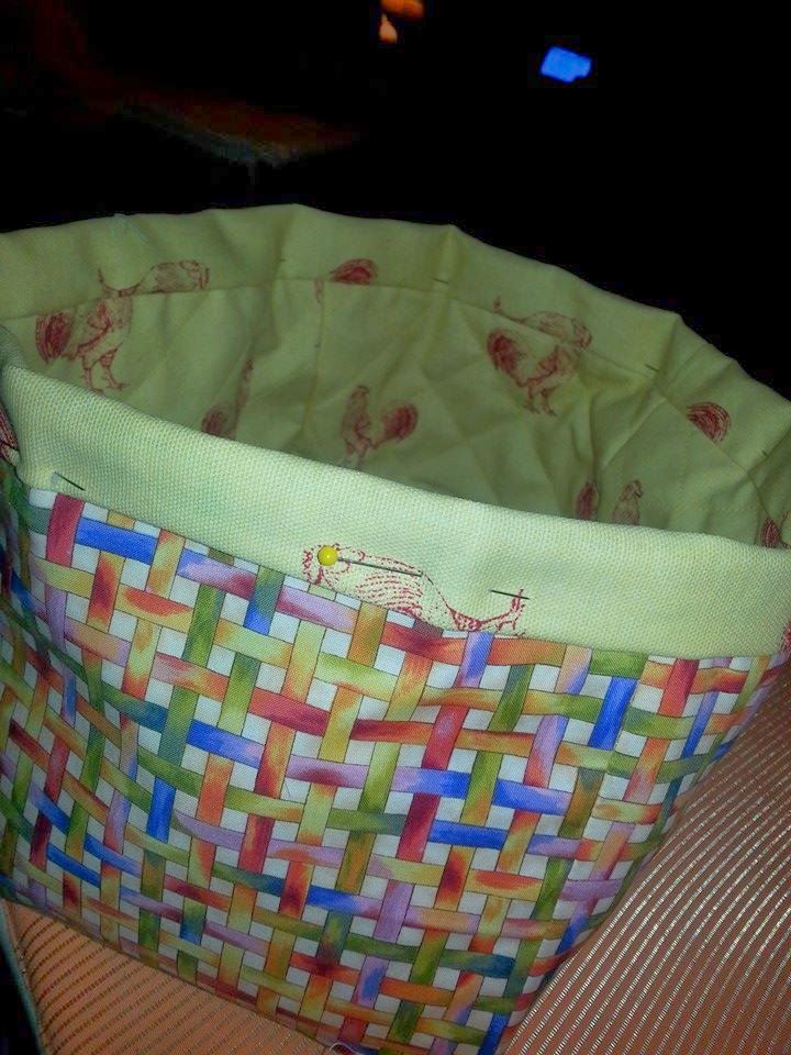 Sewing and Quilting in the Ozarks CLOTH BASKETS