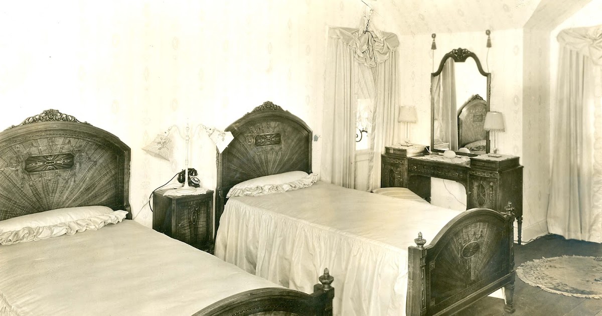 Celebrating 100 in 2012 Centennial Photo of the Week 1920s Master Bedroom