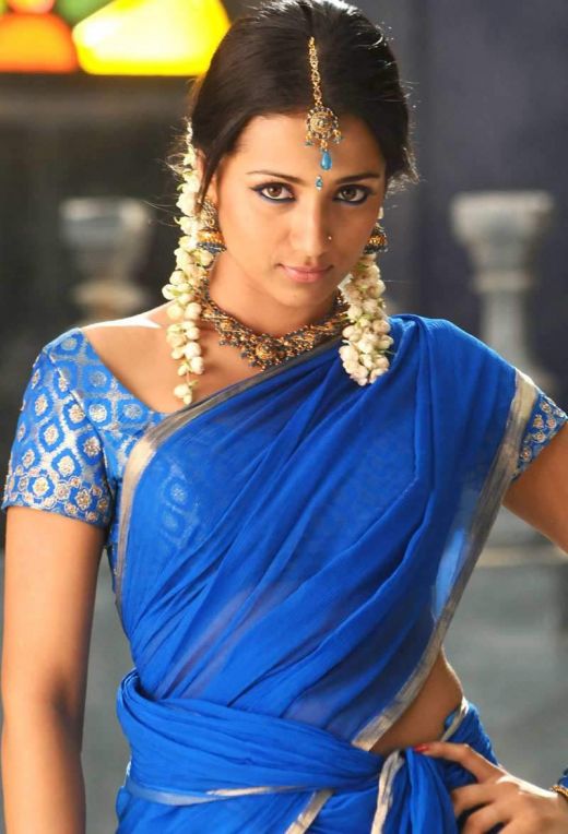 Thrisha In Sarees