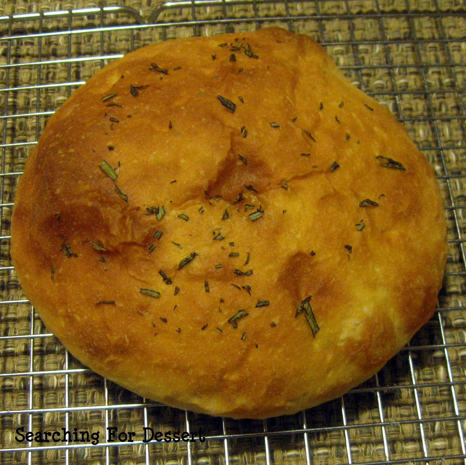 Rosemary Peasant Bread Searching for Dessert