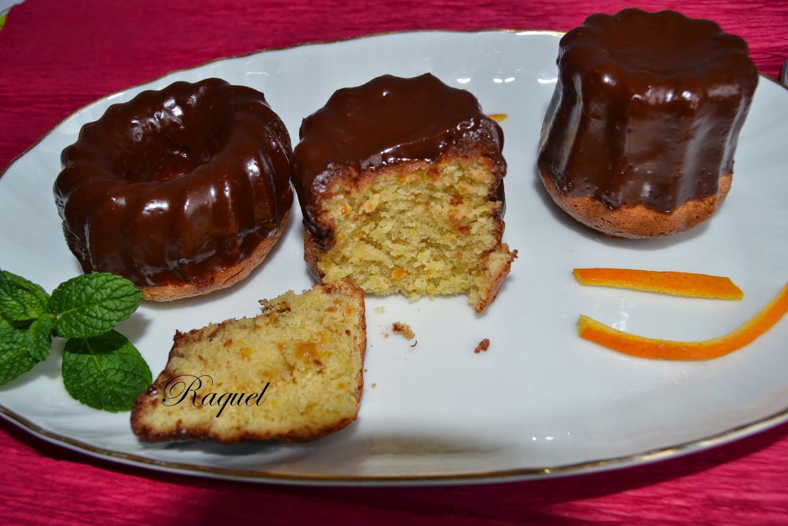 Delicias De Naranja Y Almendras Con Chocolate