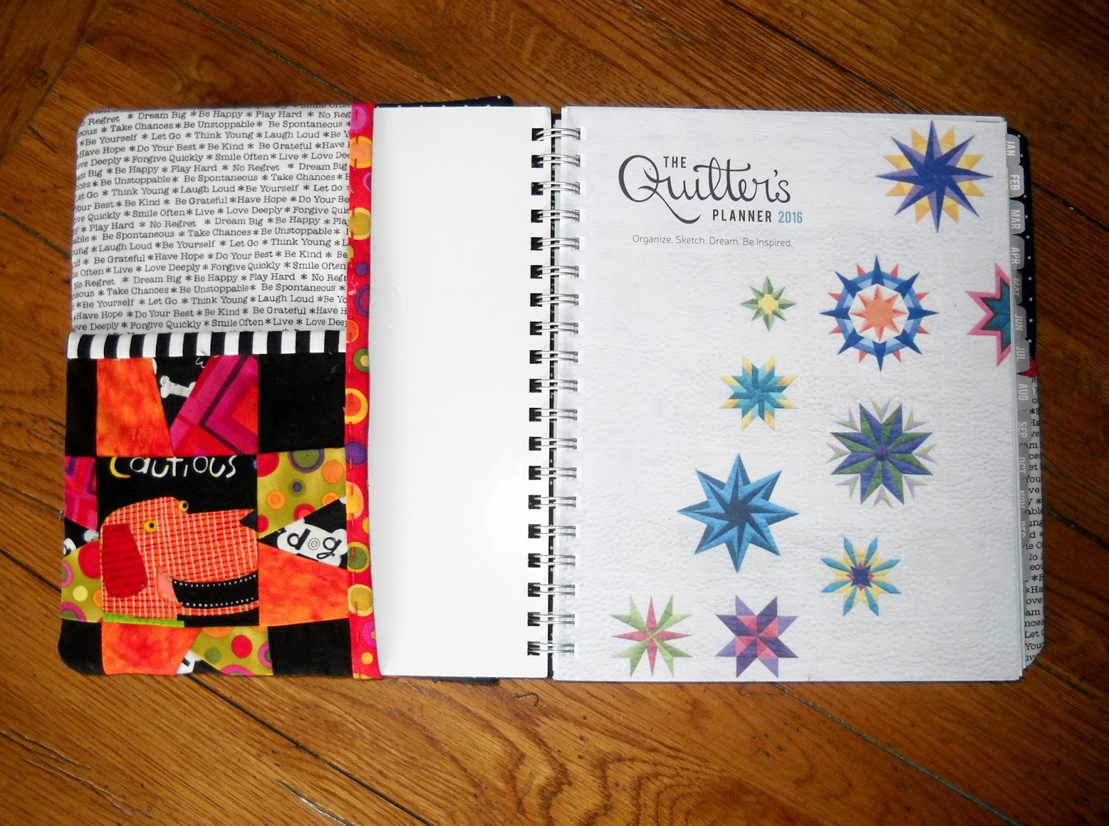 Val's Quilting Studio My Quilted Planner Cover