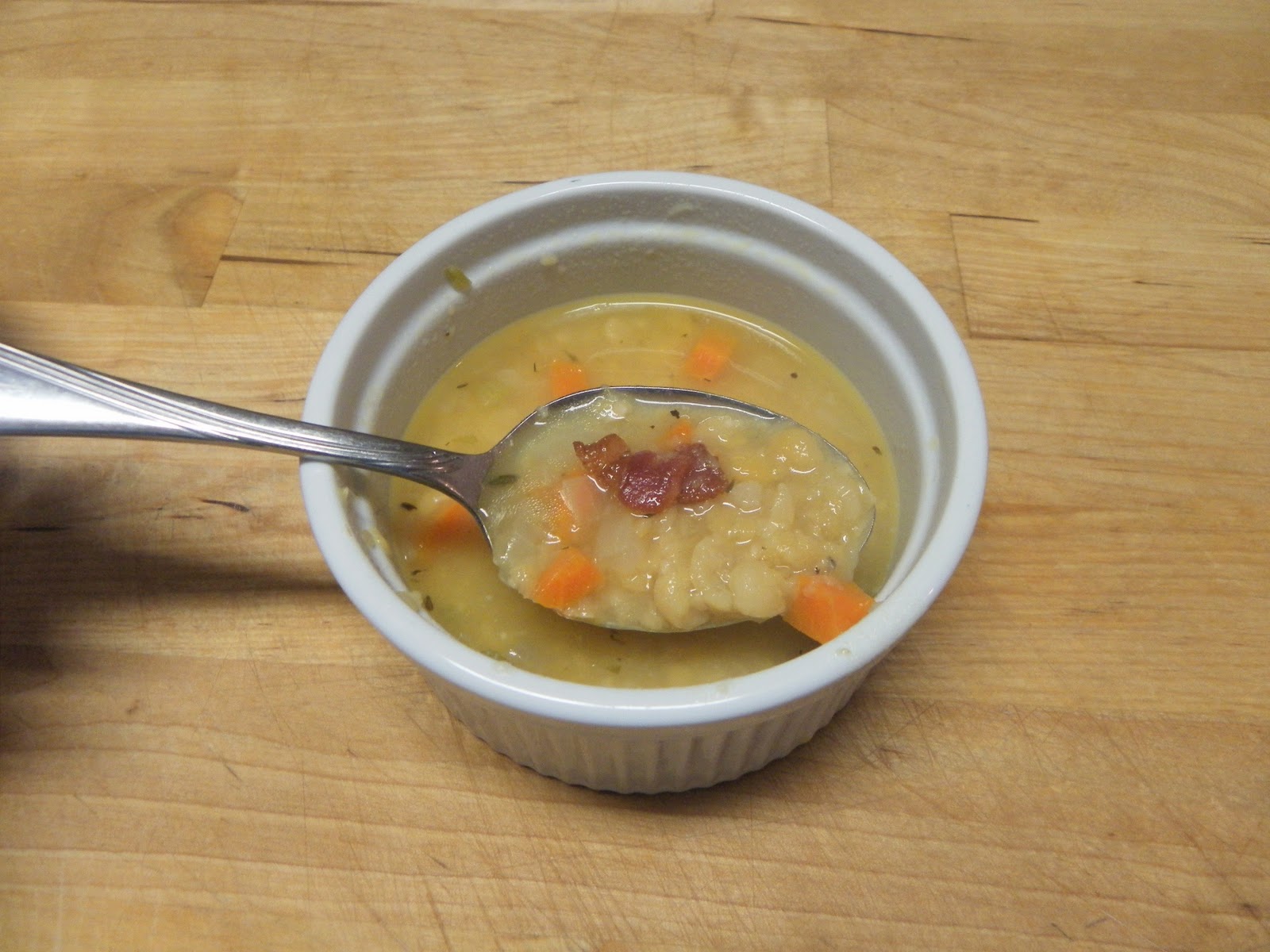 Tracy Cooks in Austin Yellow Split Pea Soup (pressure cooker style)