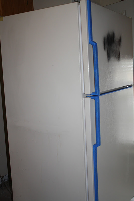 The Cobia Family I Spray Painted the Fridge!?