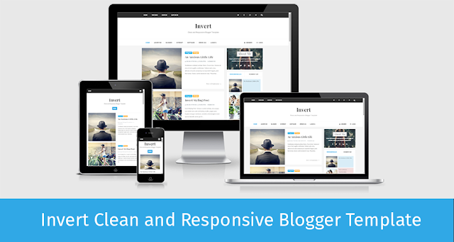 Invert Responsive and SEO Friendly Blogger Template