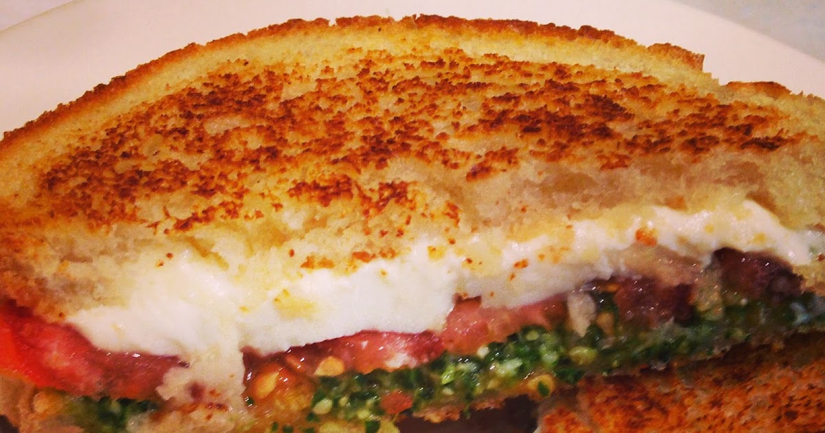 Eat Boise Caprese Pesto Grilled Cheese