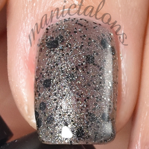 Pink Gellac Mysterious Black Swatch