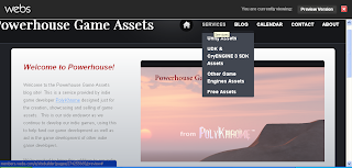 A screenshot of the Powerhouse website at near-completion