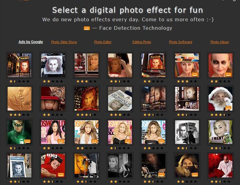 List of Free Online Photo Image Editor and Effects