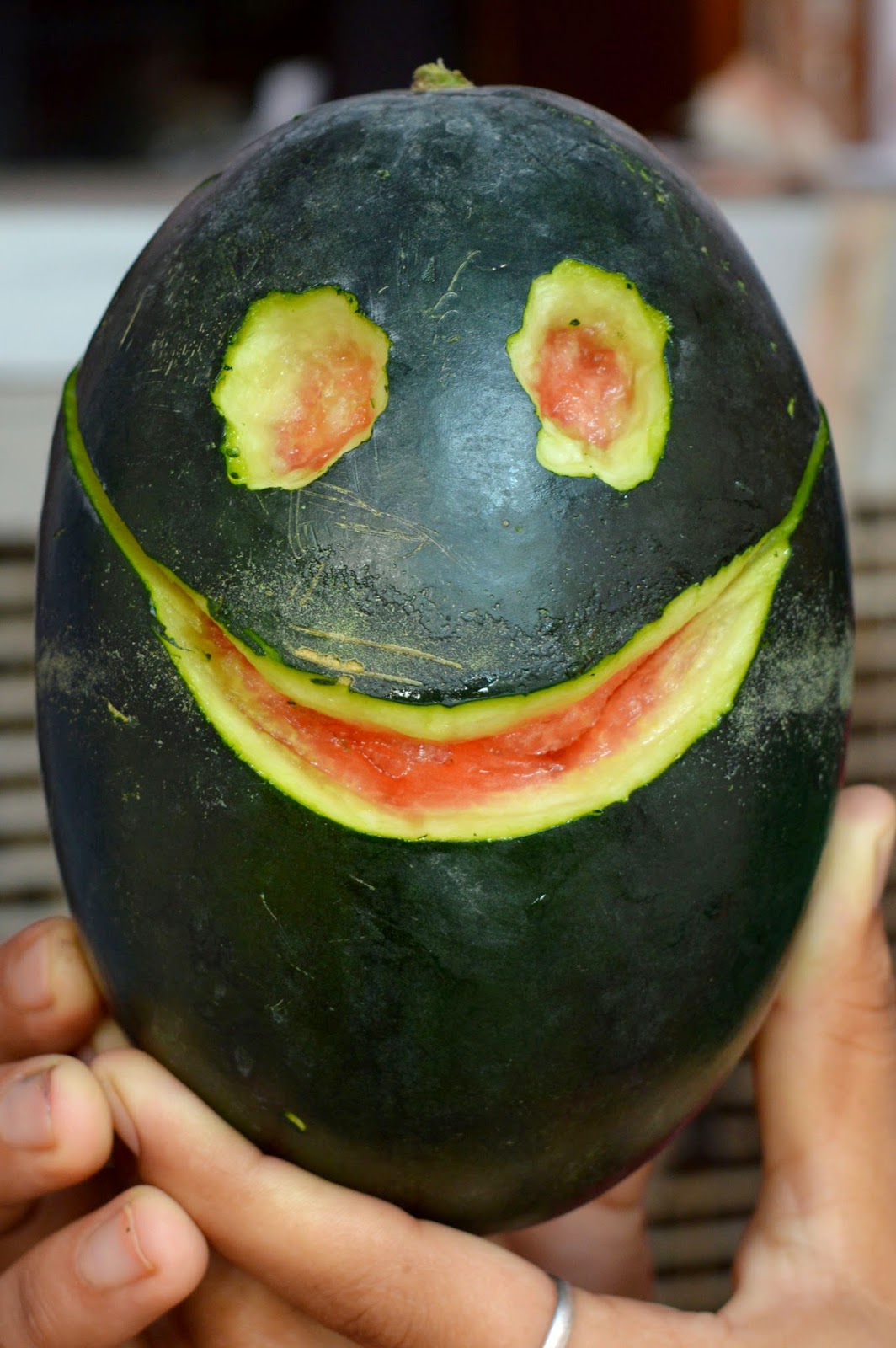 very funny smile of watermelon (matira, tarbooj) watermelon smile1