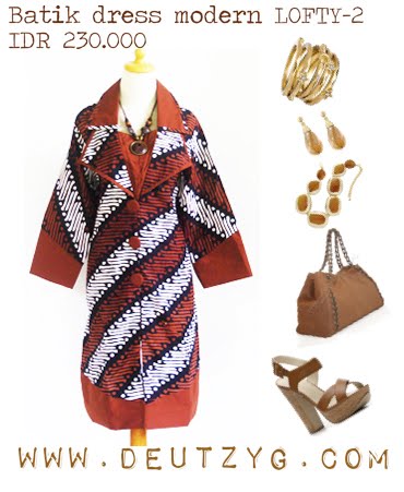 Dress |Toko Baju Batik Online| Baju Gamis Muslimah: Batik Dress Modern