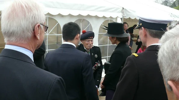 Crown Princess Mary of Denmark attended memorial service of the Anzac Day 2015 at the Kastellet (Citadel) in on April 25, 2015 in Copenhagen, Denmark.