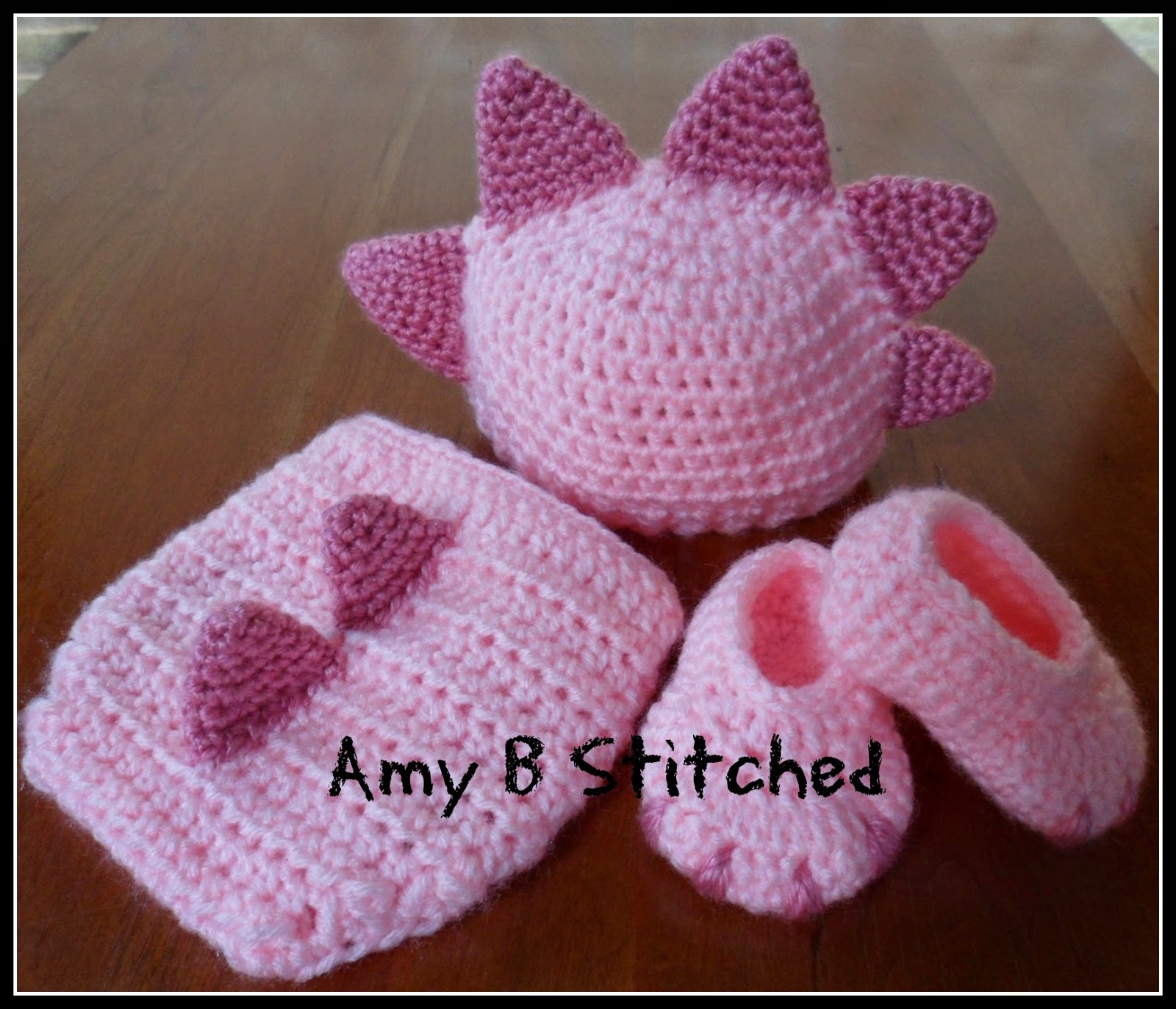 A Stitch At A Time for Amy B Stitched: Newborn DINOSAUR ...