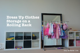 Organizing dress up clothes