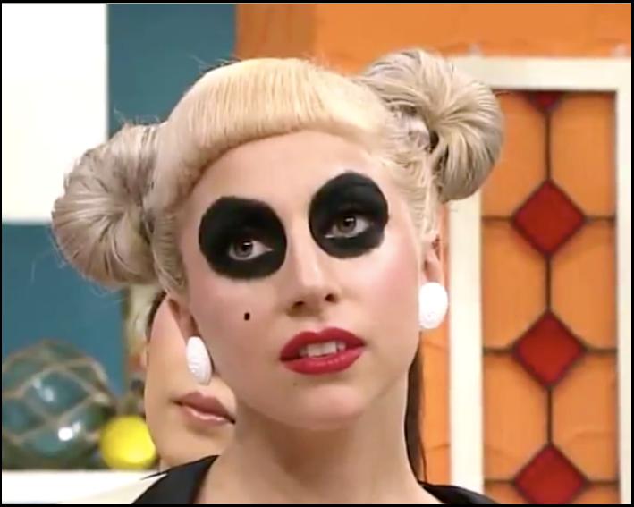 LADY GAGA PHOTOS PANDA EYES STYLE |FREE|NEW