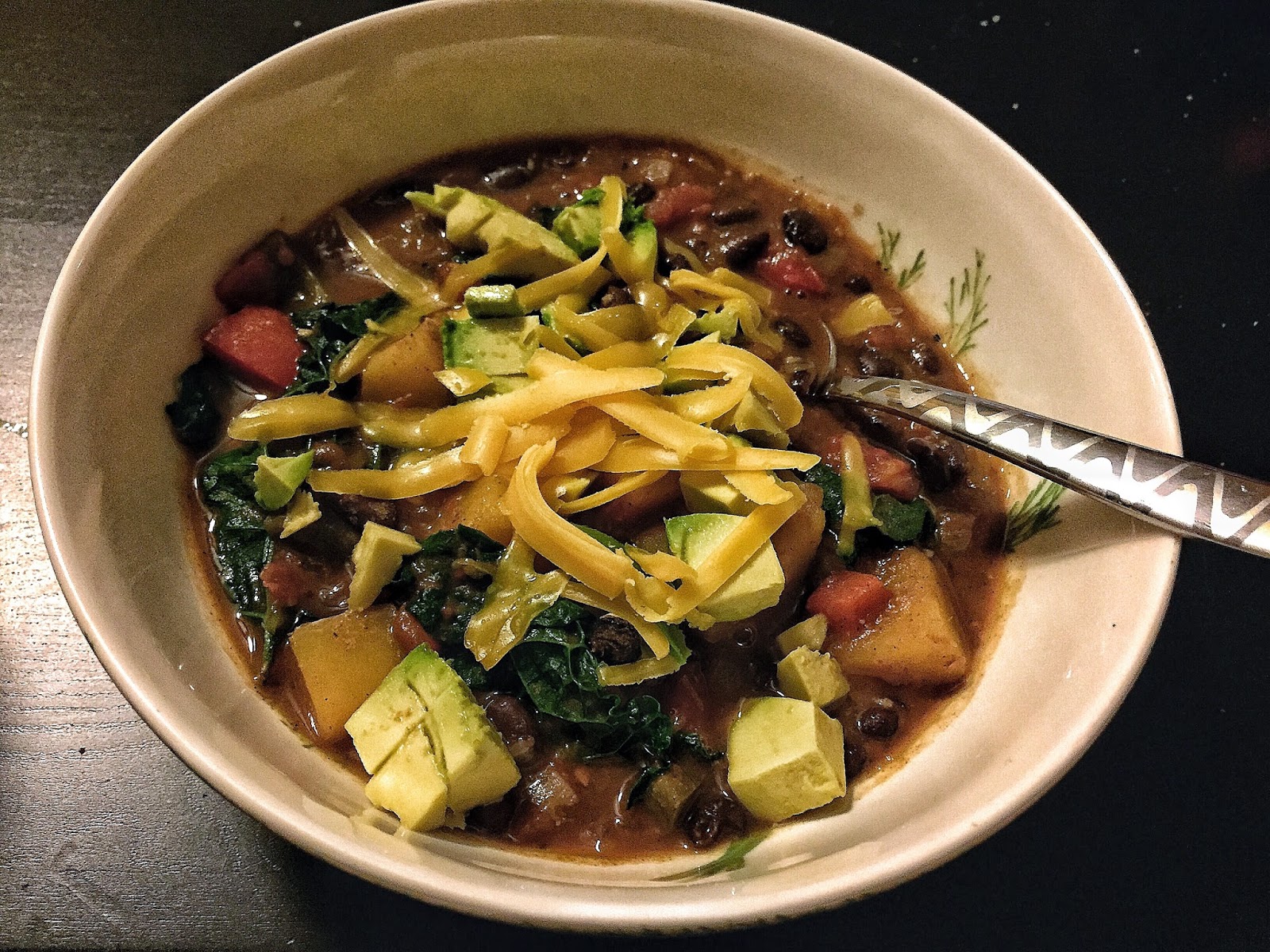 Bite of Health Farm to Table Black Bean Butternut Squash Chili