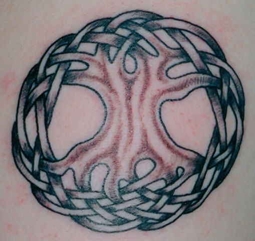 Celtic tree of life tattoo design