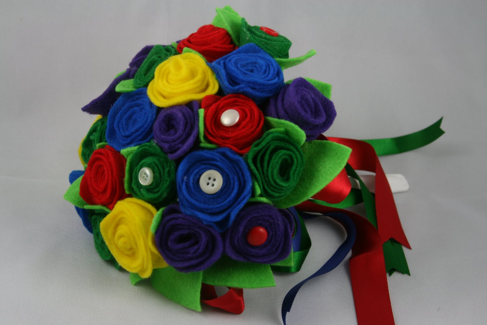 David and Al's wedding rehearsal bouquet